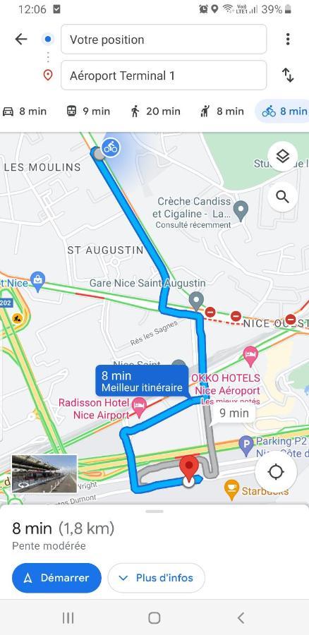 Appartements Renove 2023 Proche Aeroport 5Min, Gare Sncf 2 Min, Tramway Au Pied De L'Immeuble , Parking Possible, Renovated Apartments 2023 Near The Airport 5 Min, Train Station 2 Min, Tram Next To The Building 1 Min, Parking Possible Nizza Exterior foto